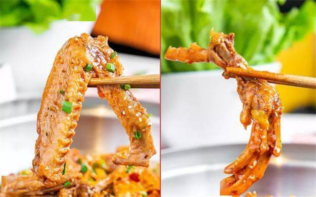 嫩滑的口感加上鸭汤的浓香直打转麻香和爽口相互融合碰撞诱惑的让人不