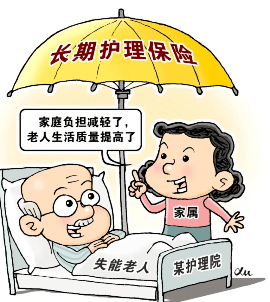 参加职工基本医疗保险的人员应当同步参加长期护理保险.