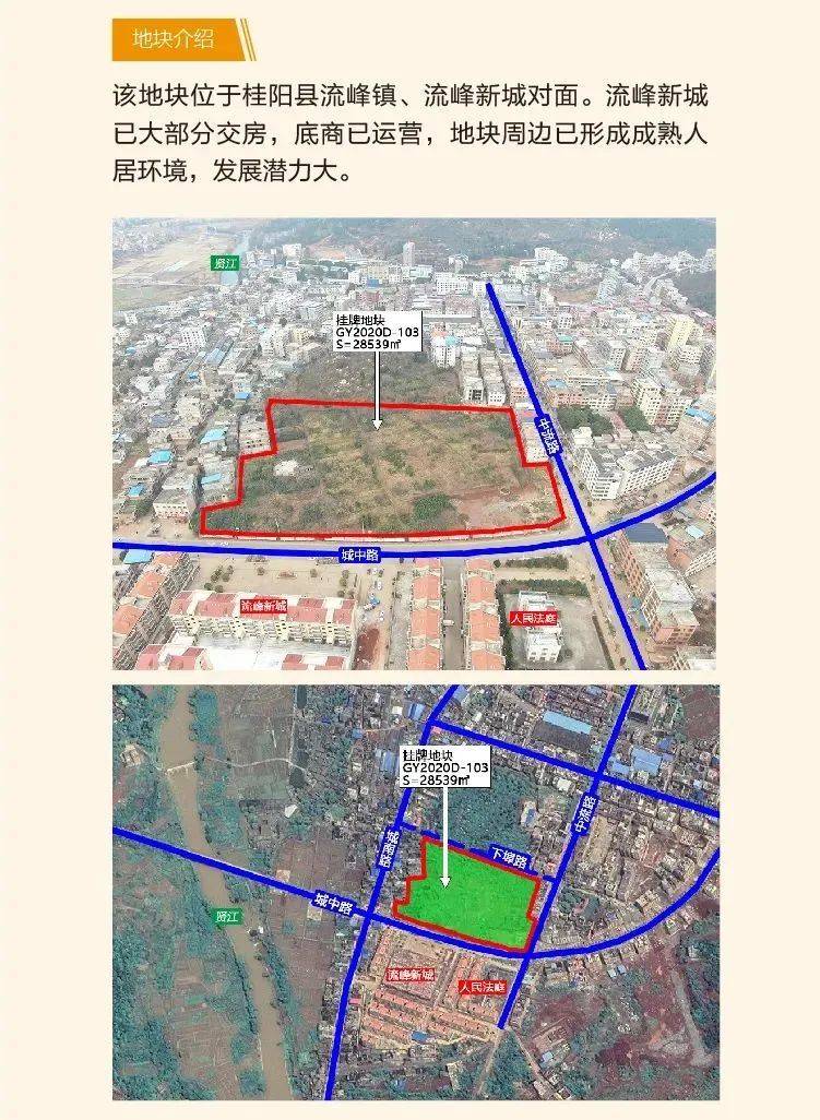 全曝光9宗地块超24万平方米桂阳第一季度土地地块推介