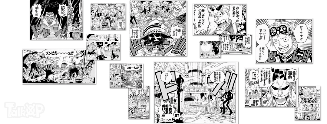 海贼王1000话纪念1997-2021海贼王漫画名场面集锦,感动24年