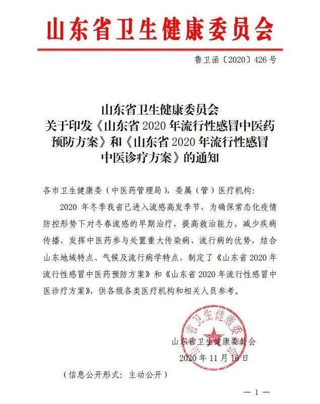好消息宁津县中医院推出冬季流感预防中药方案