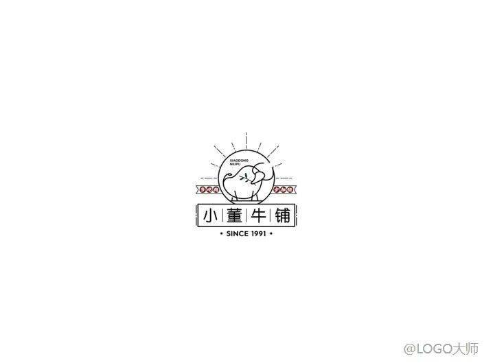 牛元素创意logo设计欣赏