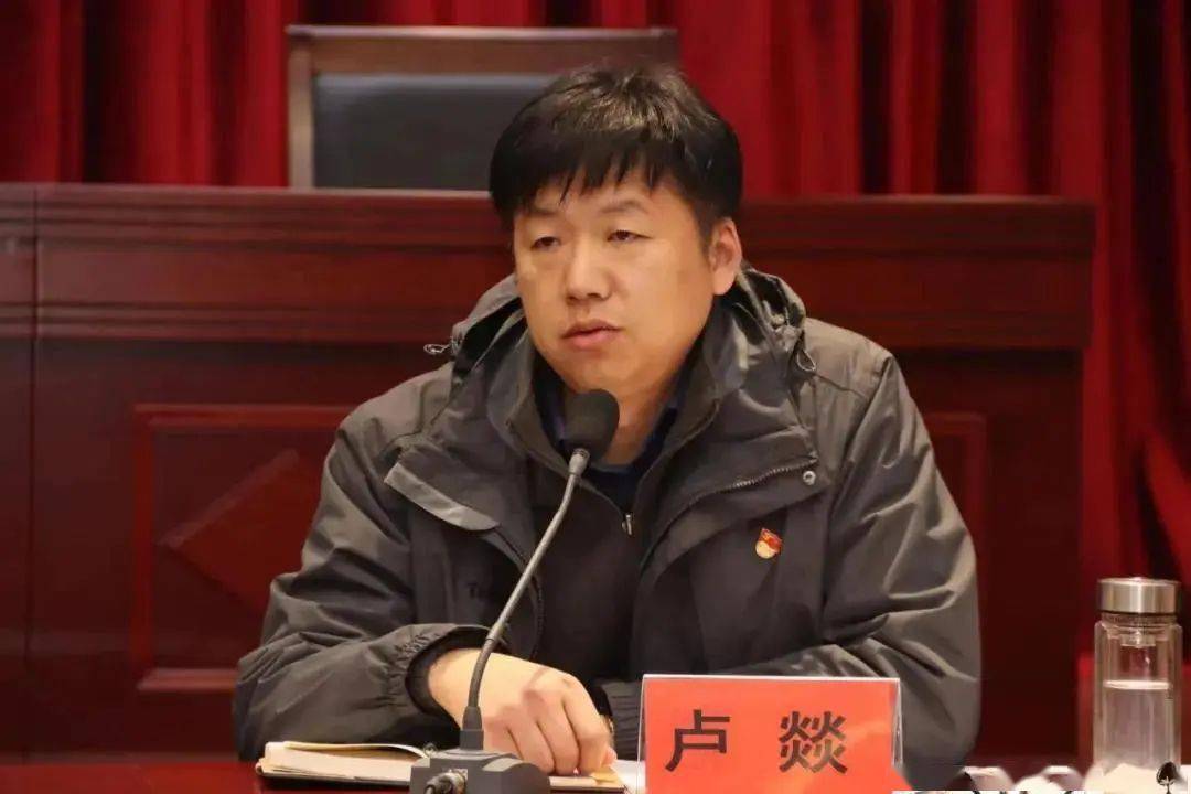 卢燿以及区委组织部常务副部长冯自敬分别结合自身在基层工作的经历向