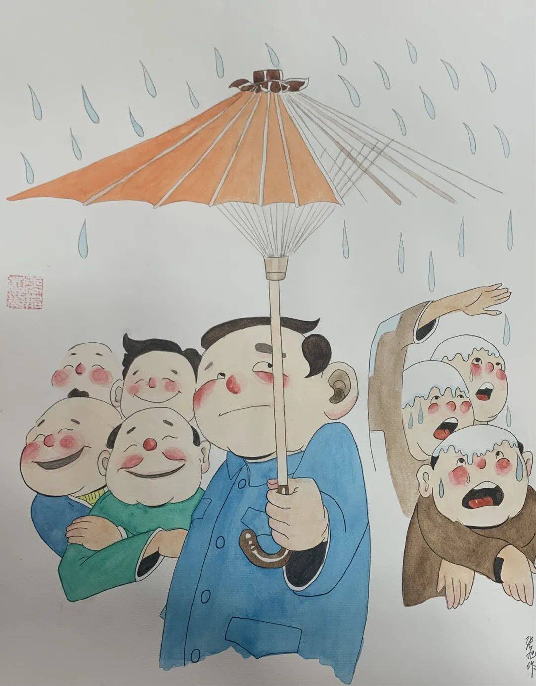 美术系开展第四届"廉政文化宣传月"书画活动