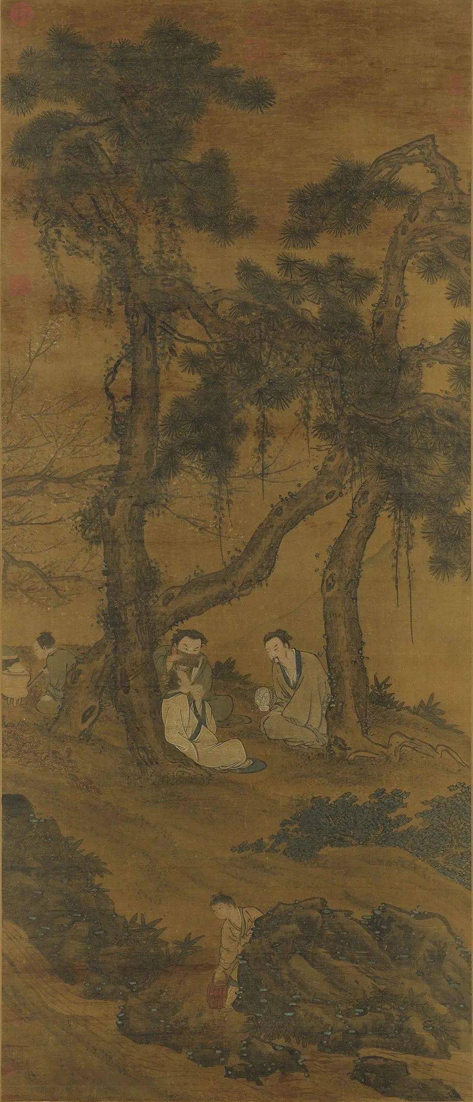 『茶在山水间』_山水画