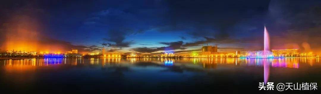 昌吉市的夜景很美