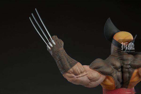 sideshow 漫威 x战警 wolverine 金刚狼 雕像_洛根