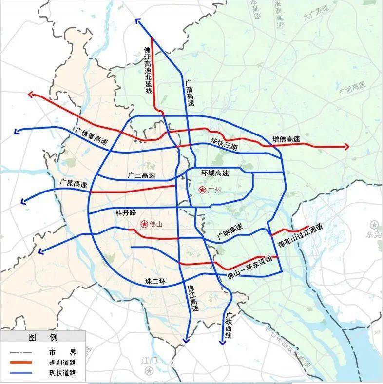 规划27条轨道,80条道路,串联这两个地方!_广佛
