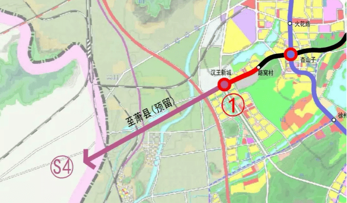涉及丰沛通高铁,徐州s1,s2,s4号线最新规划.