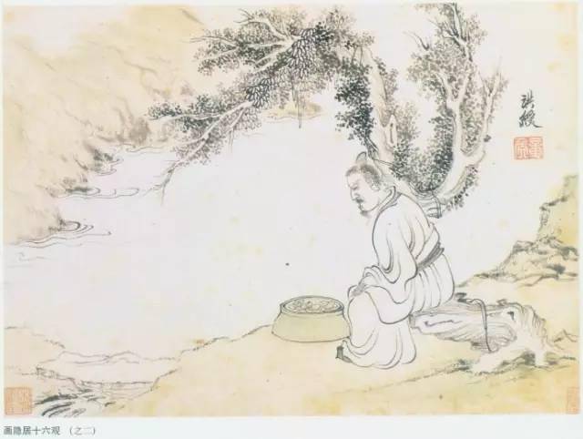 从人物形象看,可能是画隐士生活中的十六件事.