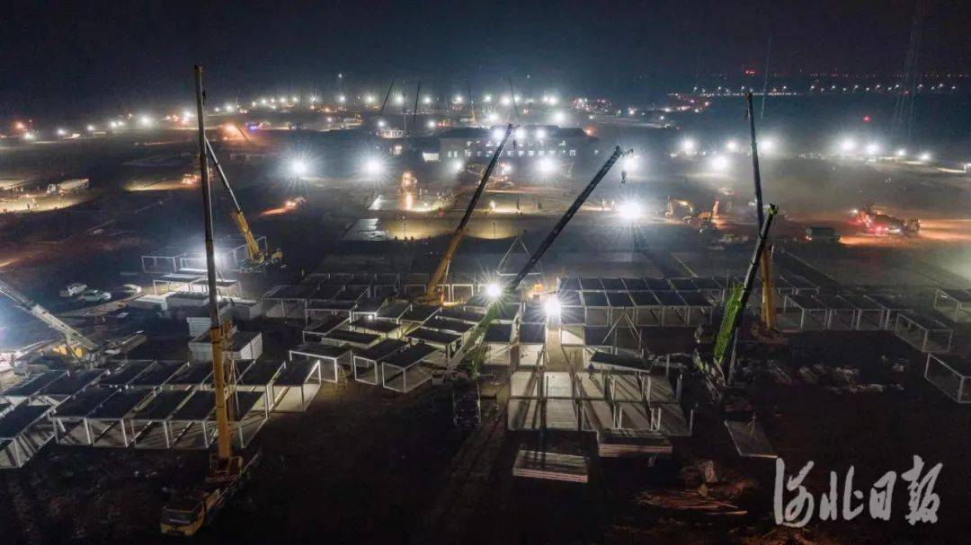 直击石家庄黄庄公寓隔离场所建设!基建狂魔争分夺秒,百万网友云监工