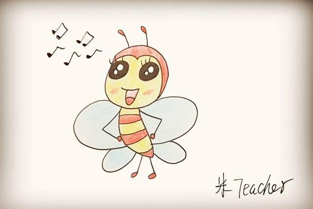 简笔画-小蜜蜂