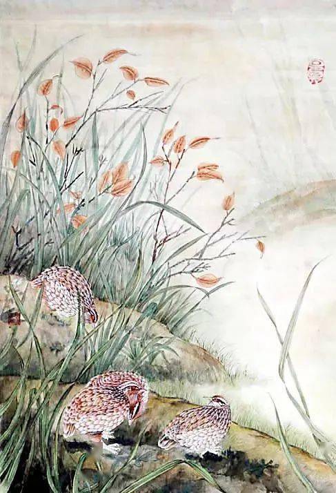 岁岁平安——盘点国画中的那些鹌鹑_花鸟画