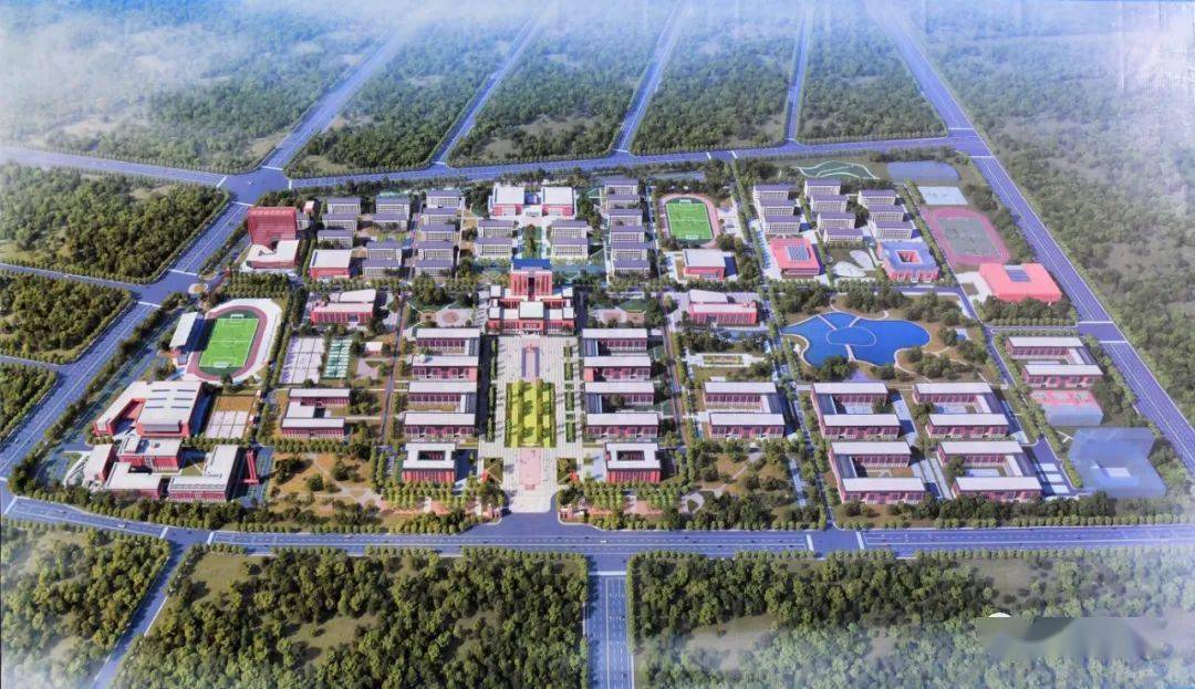 忻州师范学院新校区搬迁项目(一期)工程主体顺利封顶