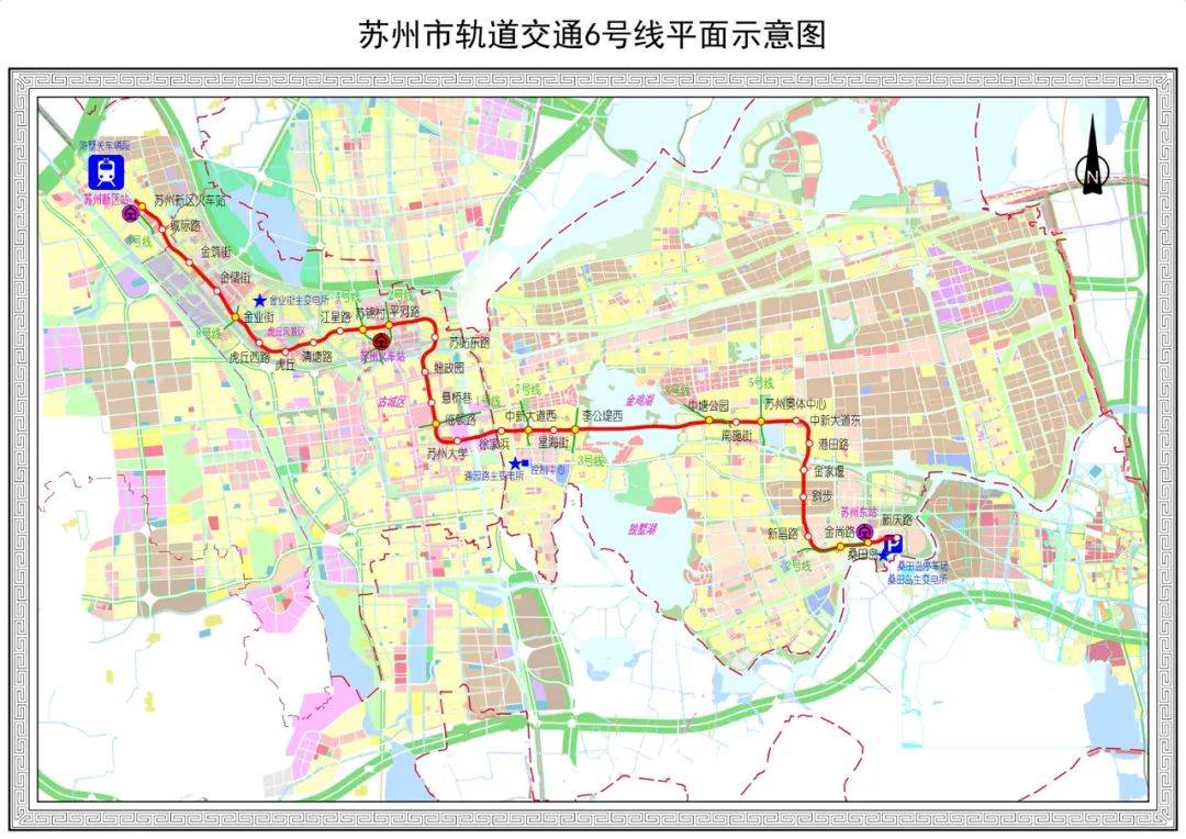 6号线线路图 图源:苏州轨道交通官网