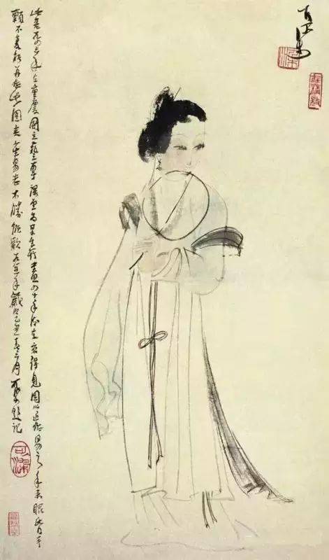 3,李可染笔下的美女