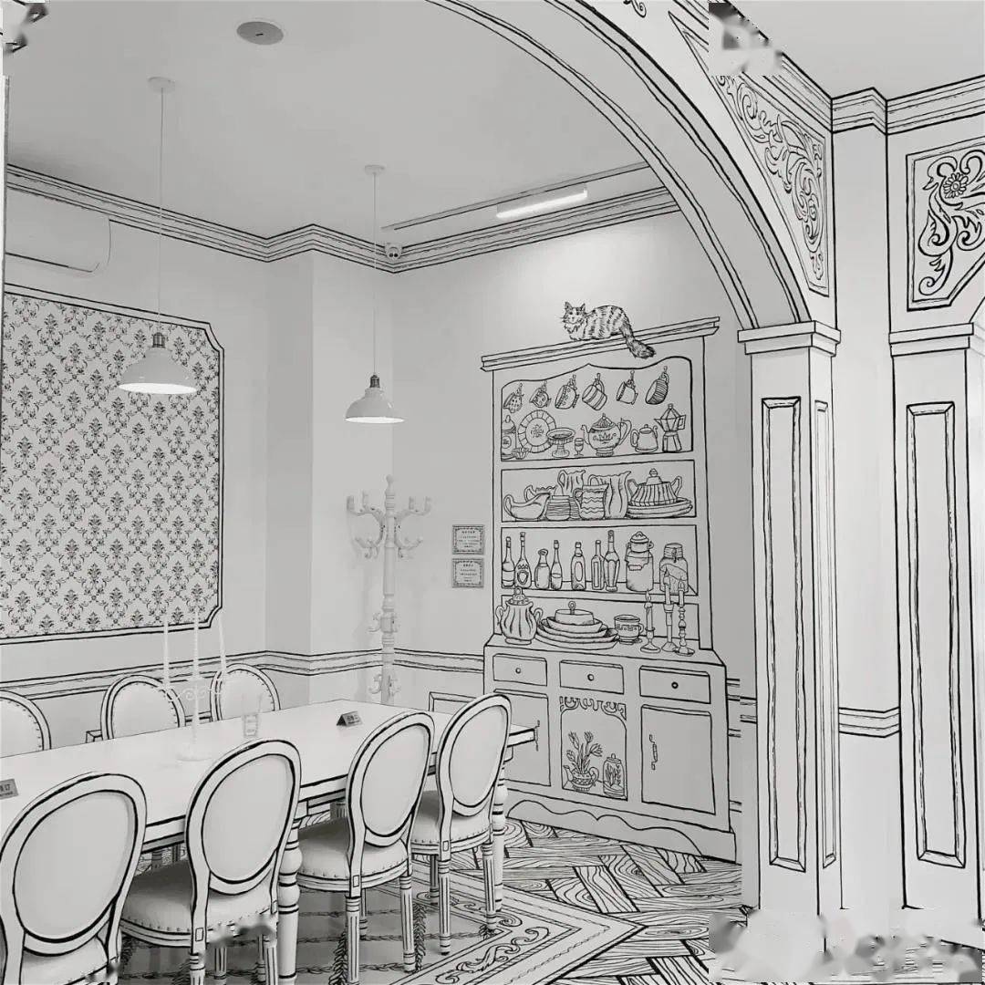 进了这家餐厅居然穿越到了漫画世界?