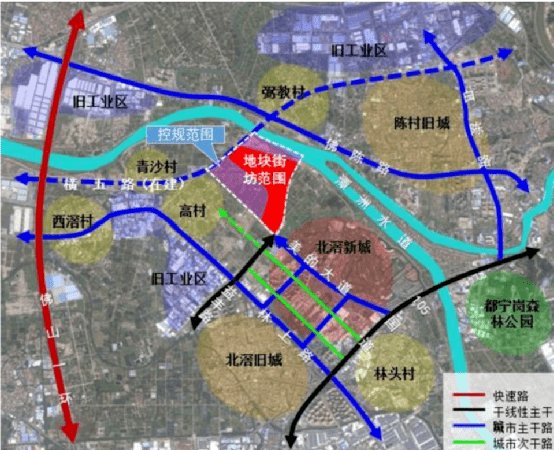 北滘新城益丰周边新规划新增一所九年制学校占地逾54万㎡