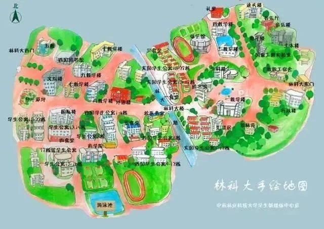 expoon.com/26876/ 中南林业科技大学 占地面积约92.