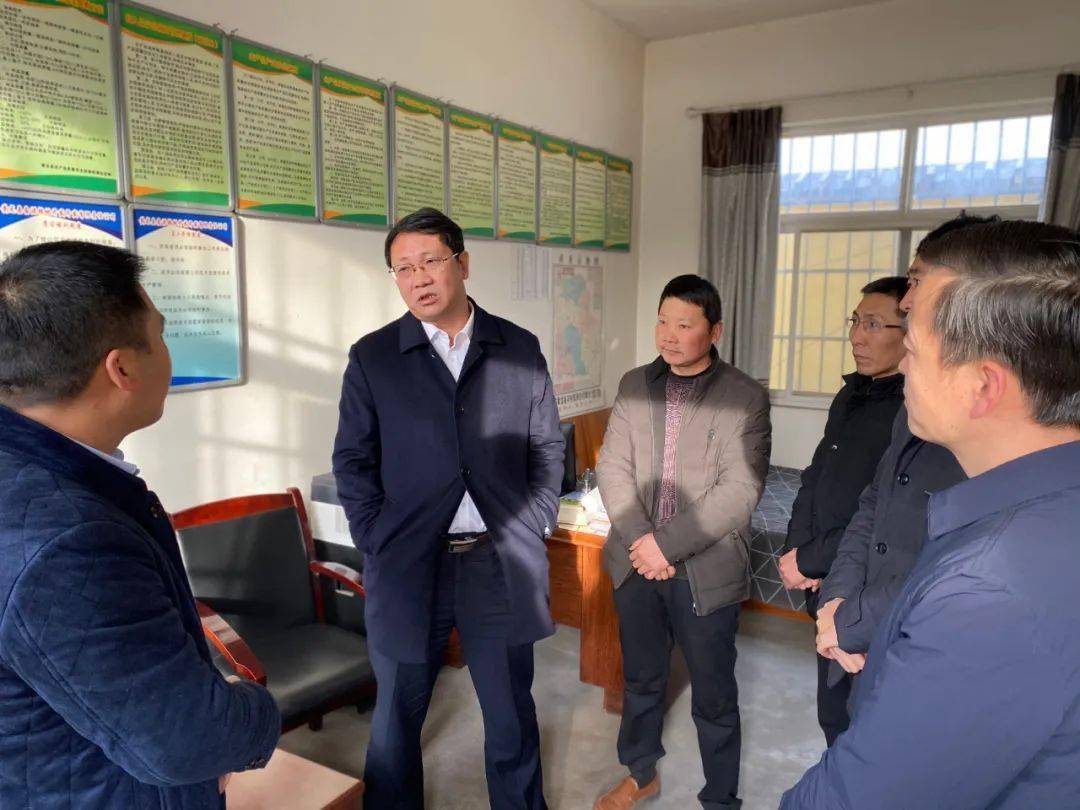 1月22日,县委常委,组织部部长李荣深入白马滩镇调研指导村"两委"换届