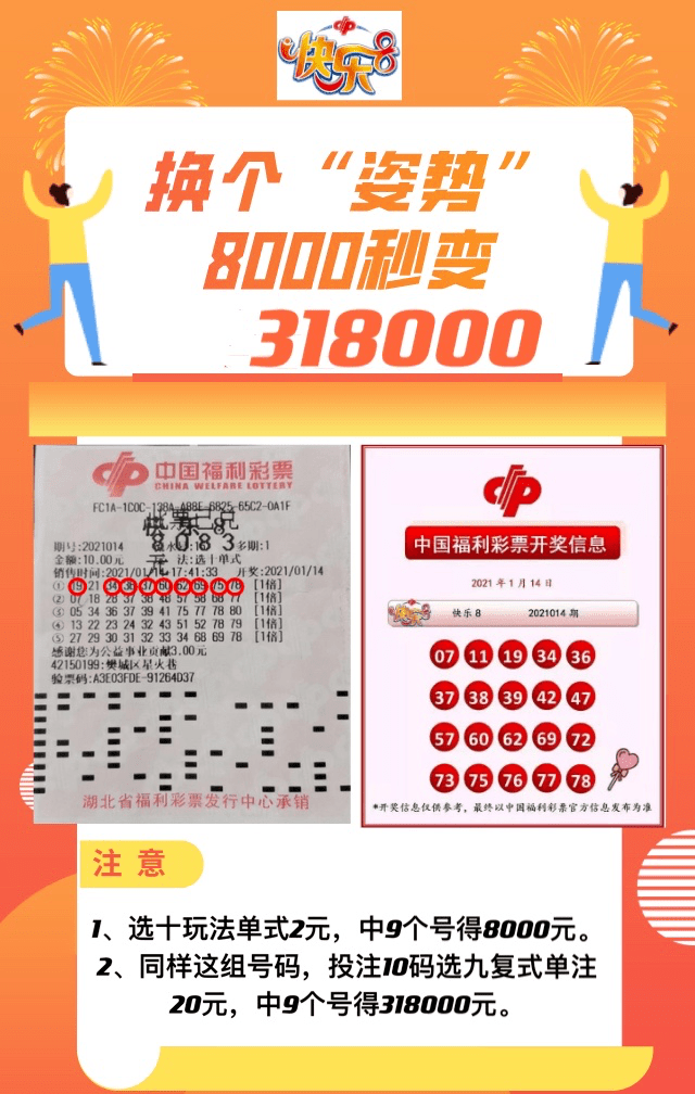 【我爱快乐8】这注号码能中30万,为何他只中了8083?