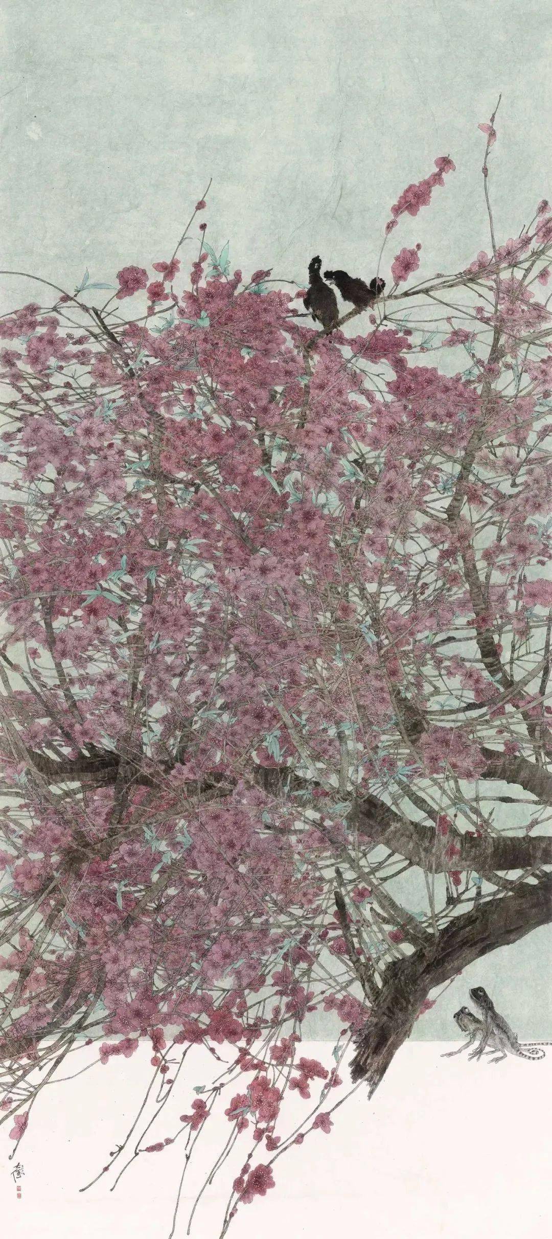姚大伍的花鸟画|富贵之气与野逸之格
