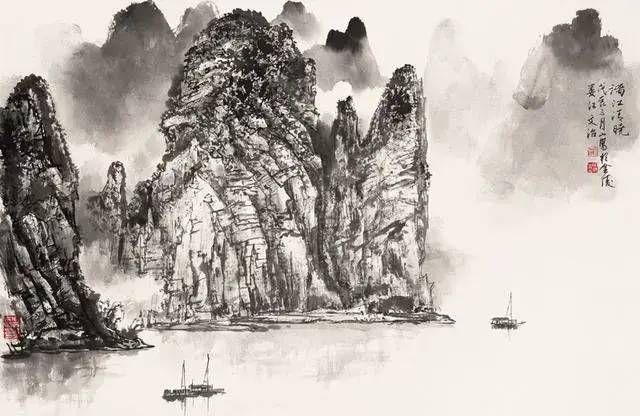 山水画不仅要重构图,还要看题字,如何给山水画题字?