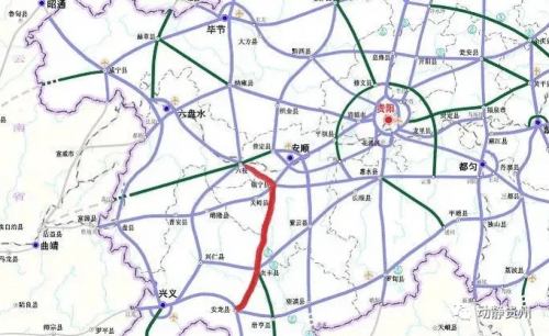 六枝至安龙高速公路起于六枝特区城区南侧的同云村,与都香高速六枝至