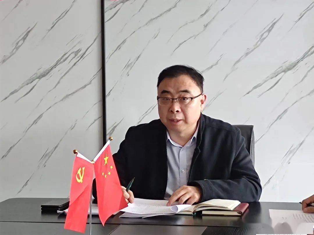 马志刚同志作新年度公司规划与党建工作重要性发言.