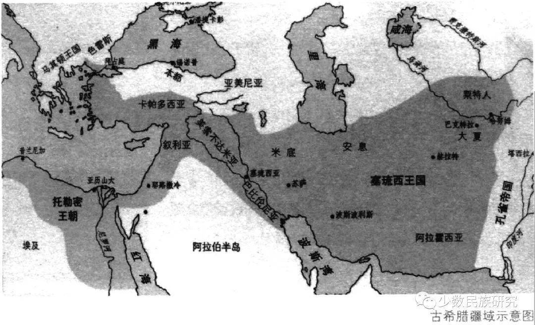 图5古希腊疆域版图