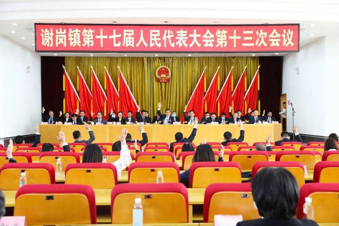 谢岗镇第十七届人民代表大会第十三次会议召开