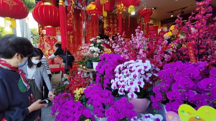 2021年1月31日在广东省深圳市南山区荷兰花卉小镇购花点拍摄的待售