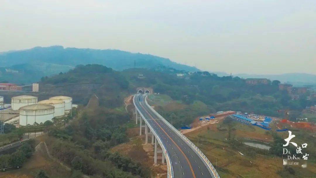 连接中坝路和大滨路,新郭伏路南段已完工_大渡口区