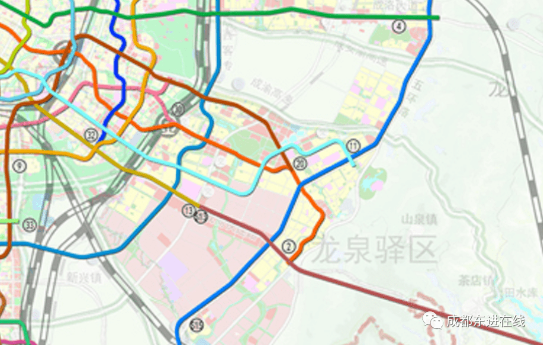 龙泉驿阳光城区域轨道交通规划实锤了!