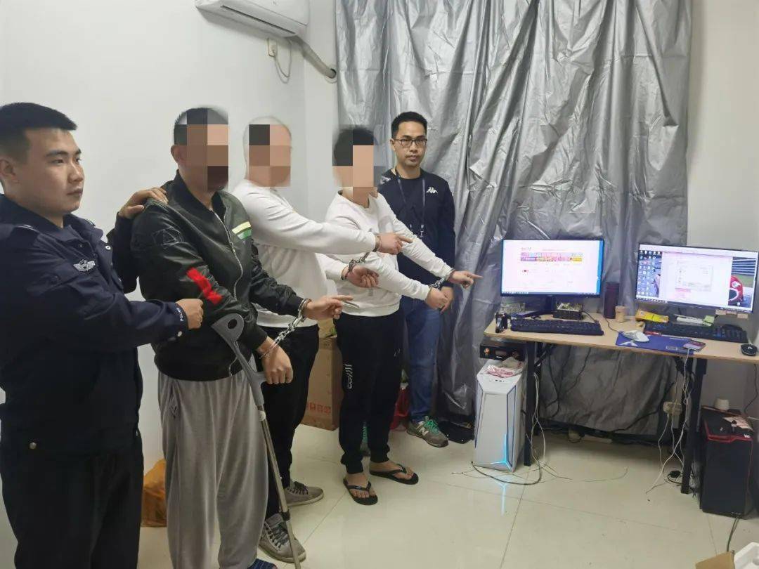 专班立即组织警力,于线索下发后两小时内,在合浦县白沙镇抓获涉案嫌疑