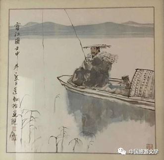 据史料介绍,古代不少画家喜以此诗意境入画,通称《寒江图》.