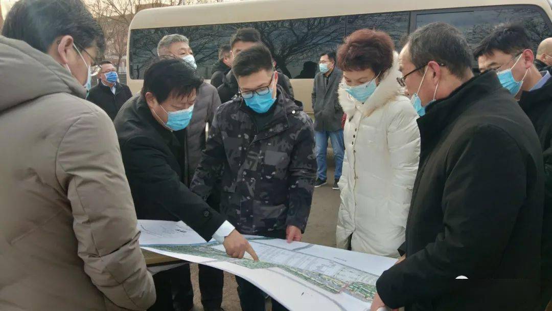 威县县委书记商黎英县长崔耀鹏现场调度2021年拟开工项目