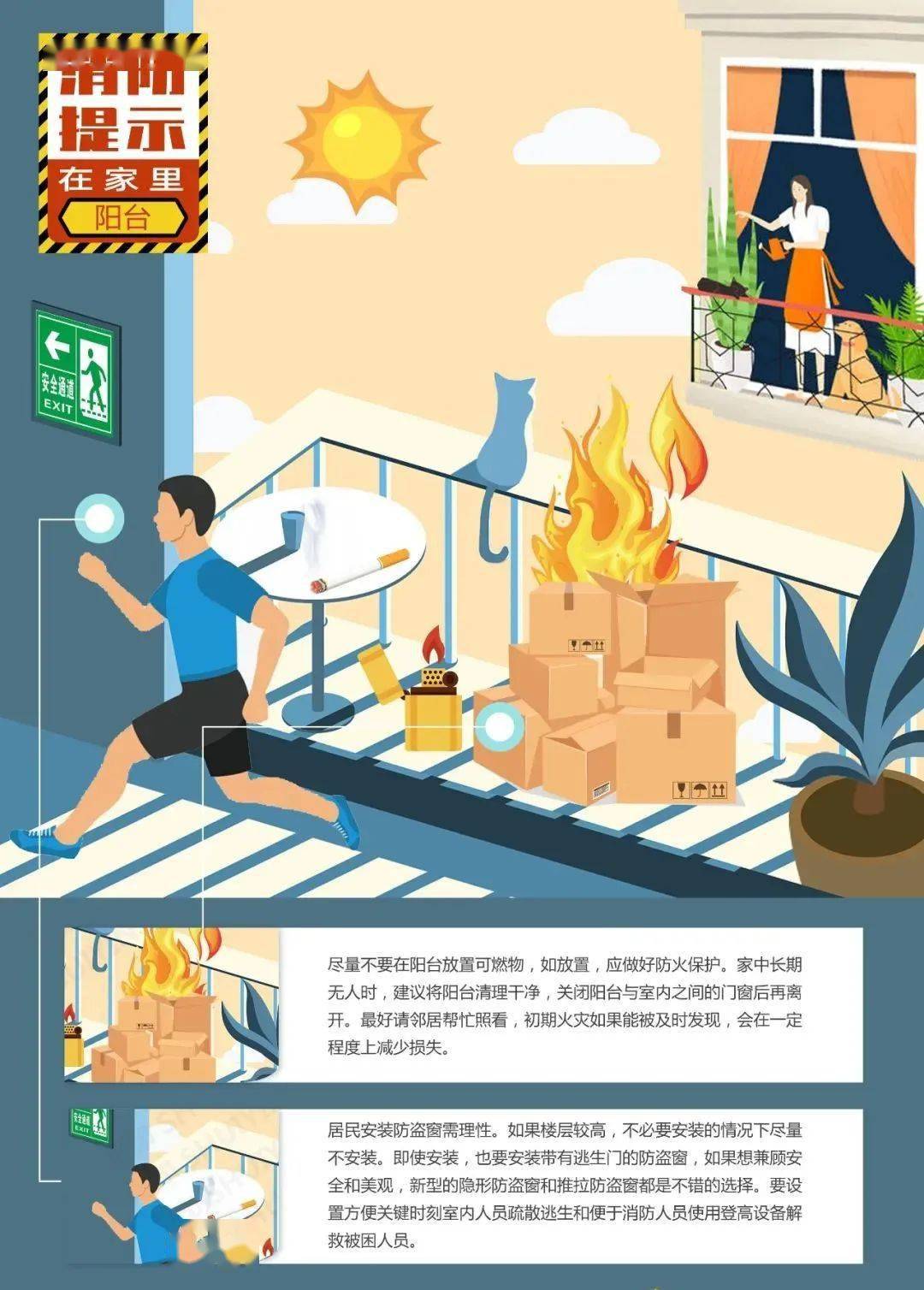 2021辟火指南 | 漫画居家消防安全,大家一起来"找茬"!