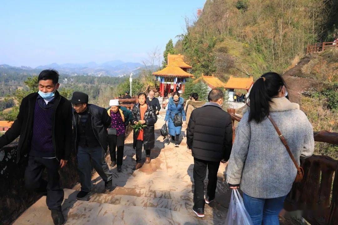 龙山太平山景区迎新春开年红