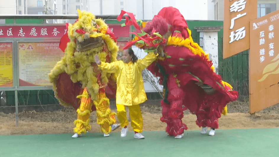 年俗肥西舞狮贺新春欢庆吉祥年快来看看肥西这支乡村舞狮队