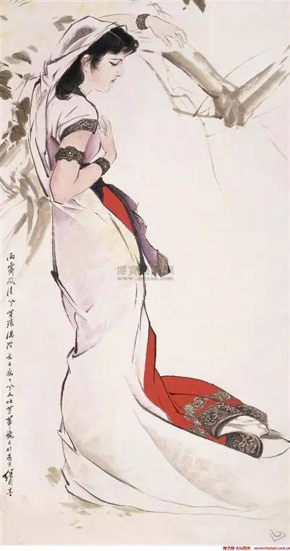 刘继卣国画人物作品欣赏真心养眼