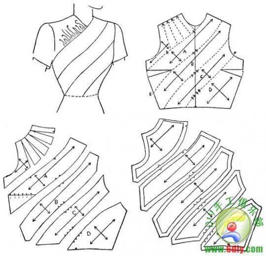 关于泡泡袖的超多裁剪图,学几招以后用的上!