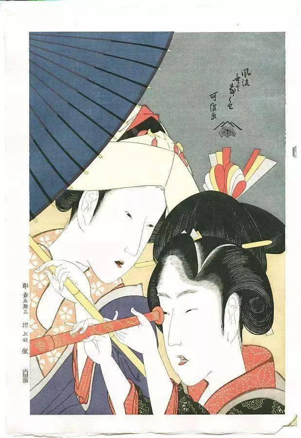日本浮世绘美女图的历史演变