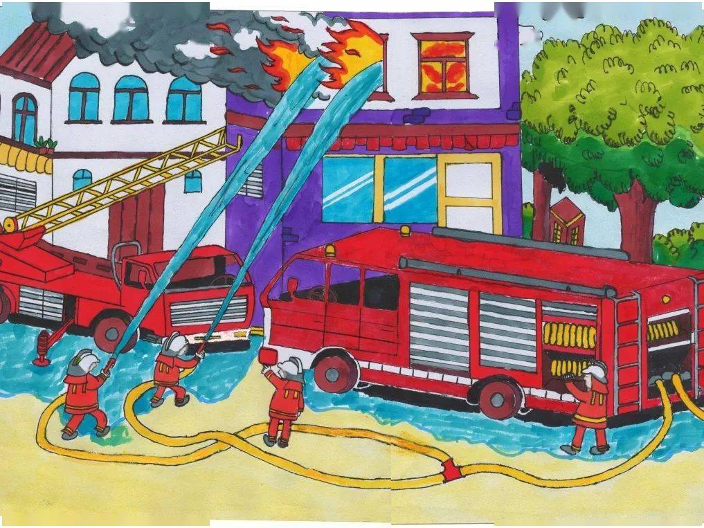 城区消防救援大队联合区教育局开展寒假消防安全绘画征集活动