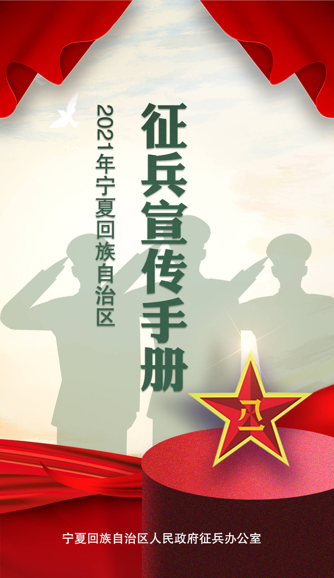 最详细的2021年宁夏征兵宣传手册来了!
