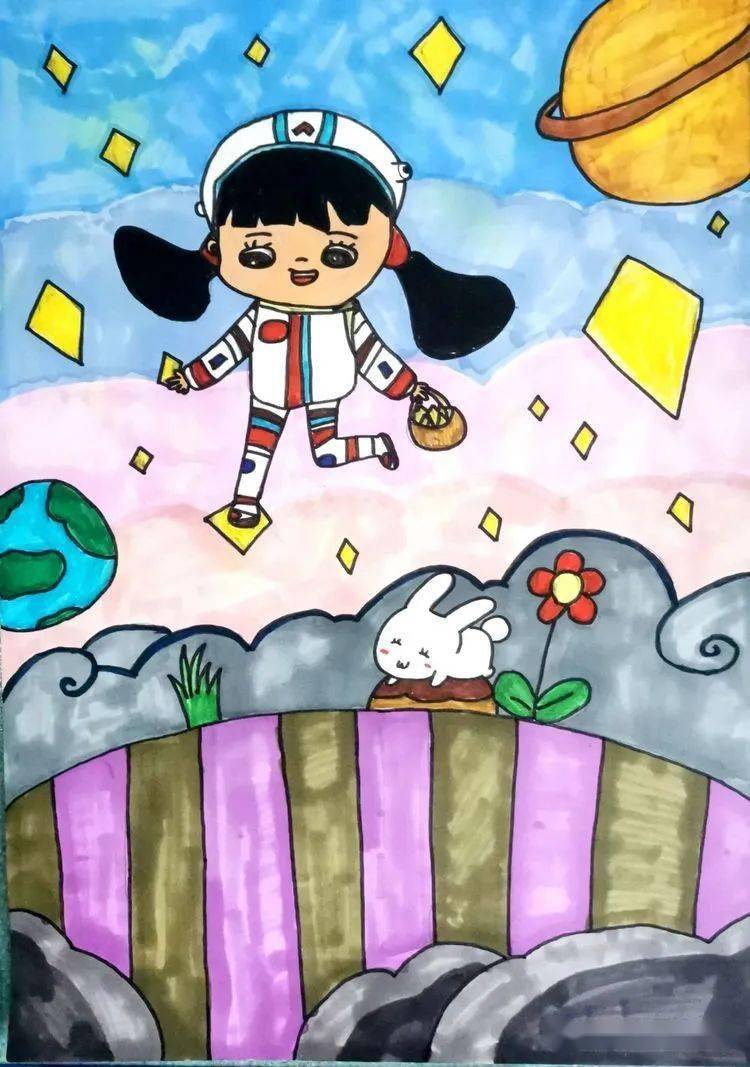 用科幻创想未来,用彩笔添画生活!