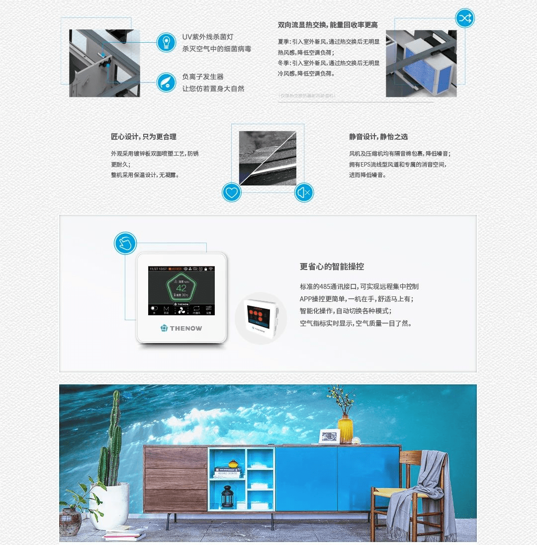 新品推荐|一张图了解士诺晴空系列新风除湿一体机