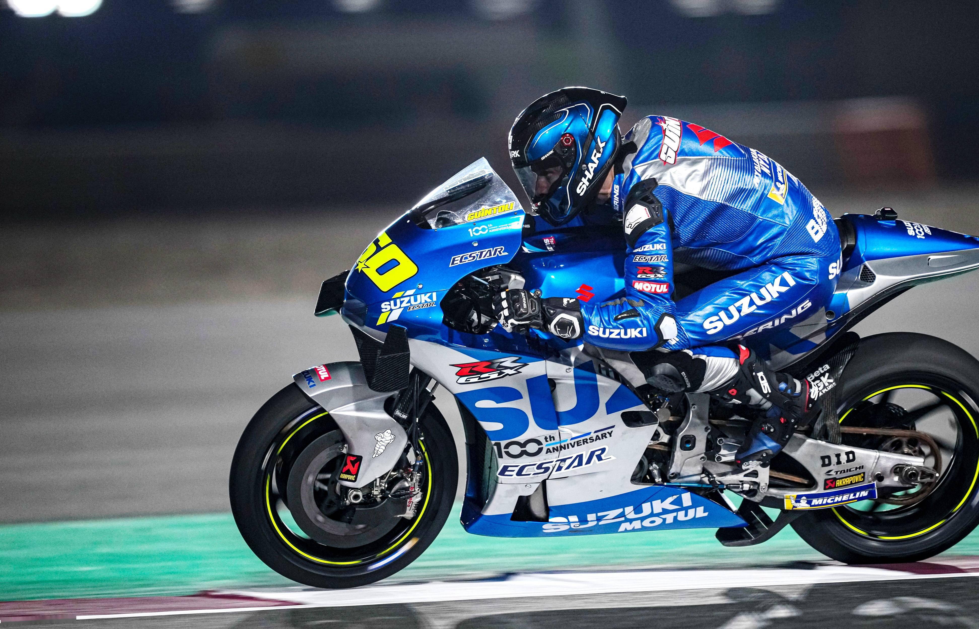 2021 motogp:卡塔尔季前测试,suzuki 厂队篇