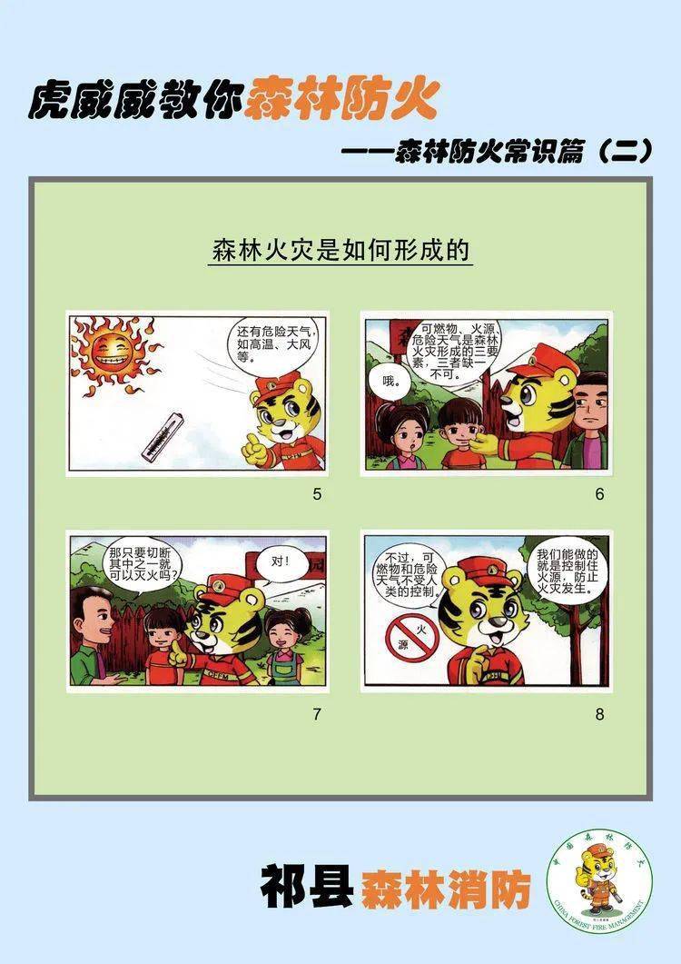 虎威威教你森林防火——森林防火常识篇