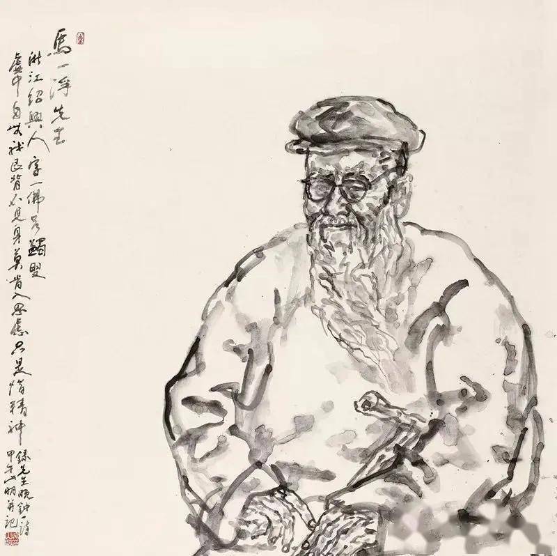 吴山明当代中国人物画坛具有代表性的画家浙派人物画杰出代表